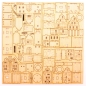 Preview: Set of houses with city wall